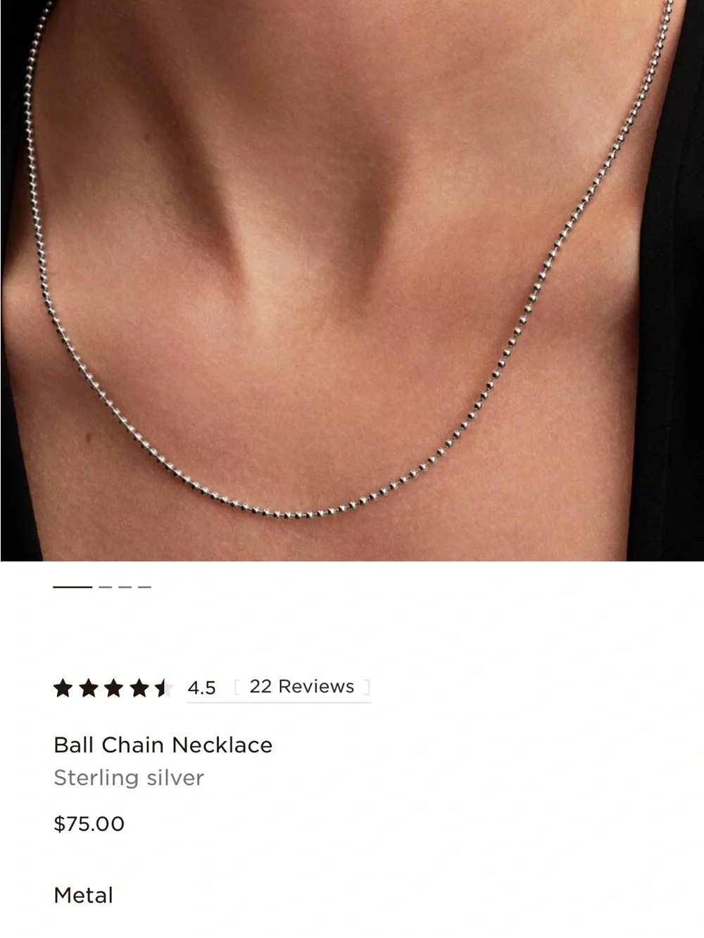 Pandora necklace featuring